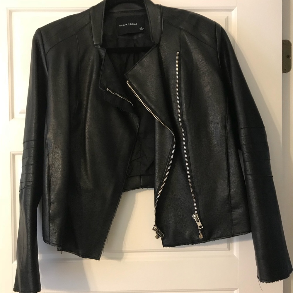 Cropped Vegan Black Moro Jacket